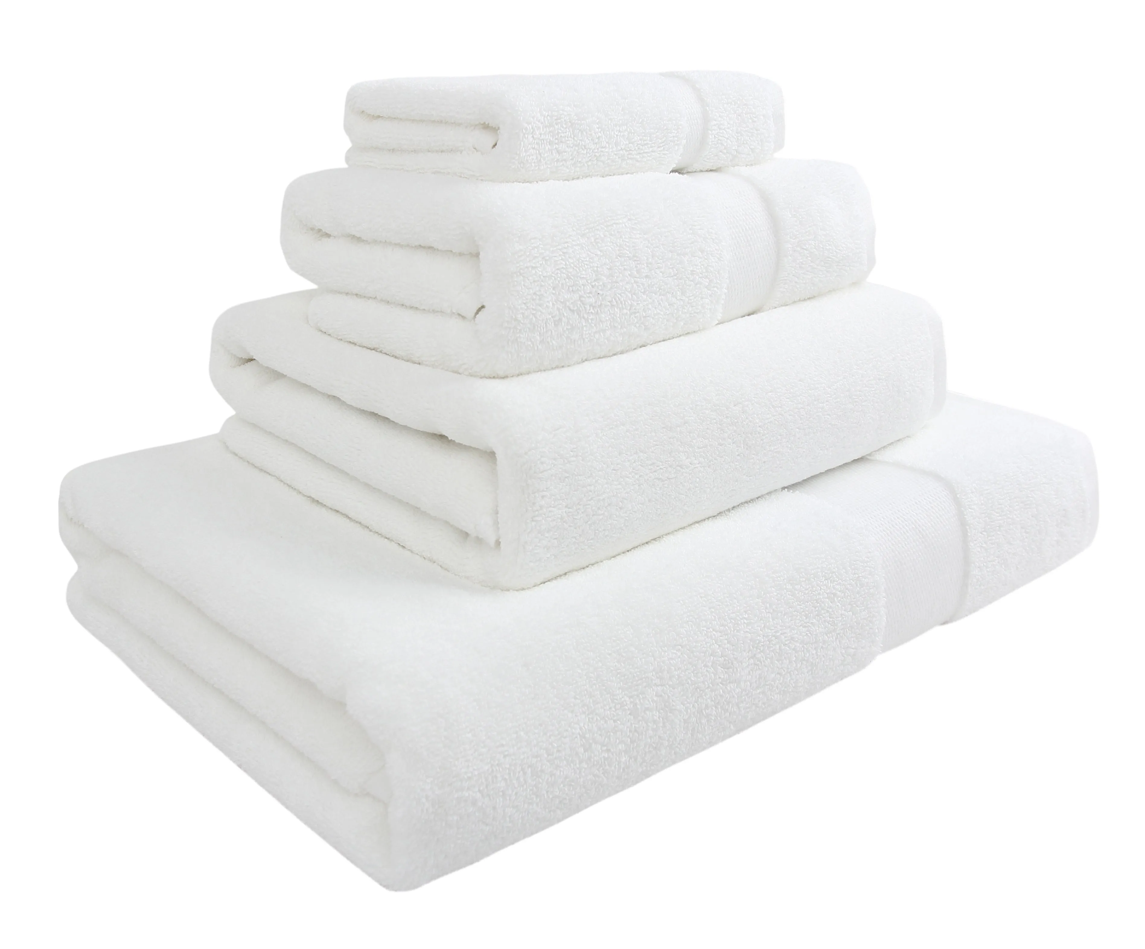 Classic Hotel Towels, 4 Piece Bath Towel Set