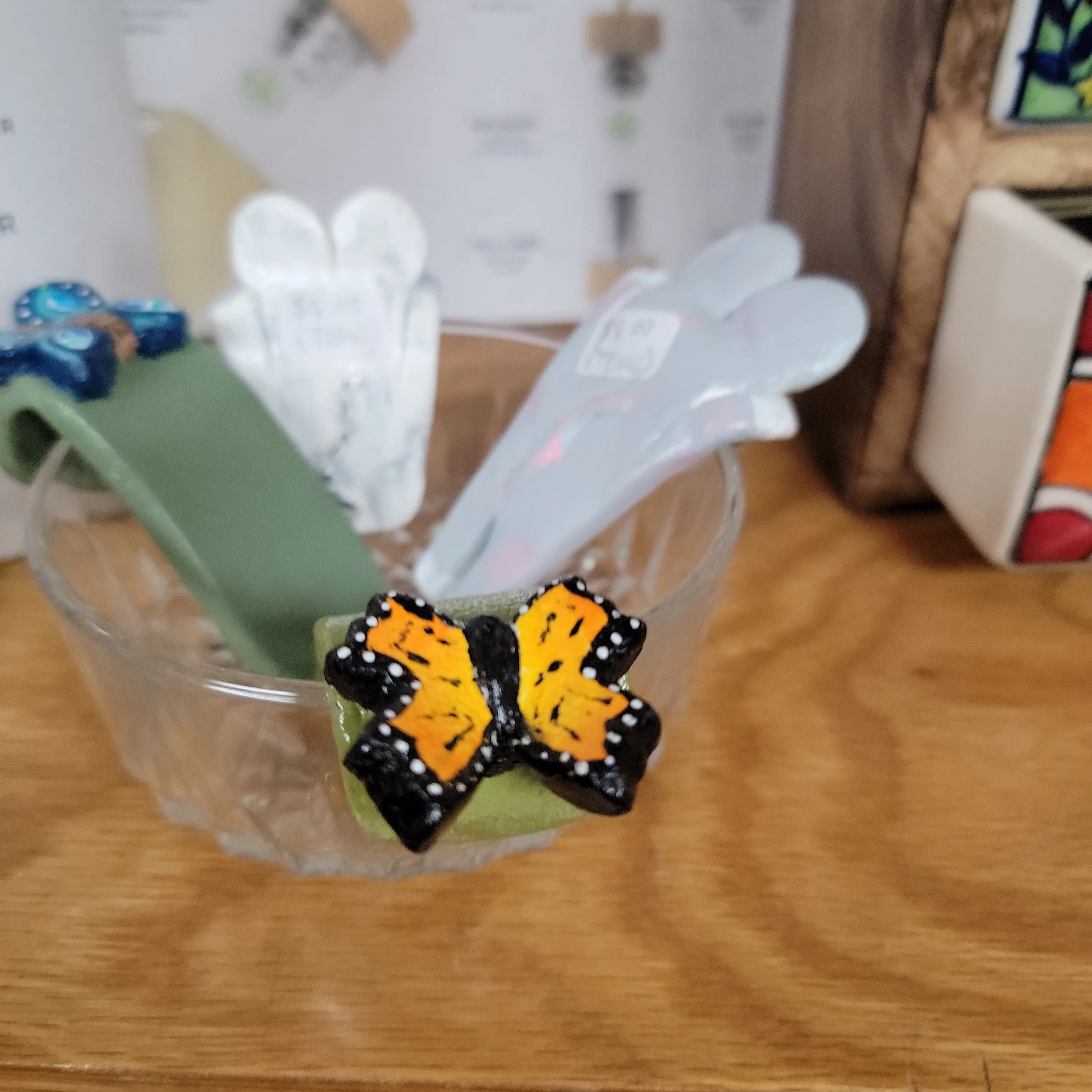 Clay Hand Made Cute Tea Bag Holders