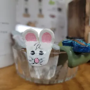 Clay Hand Made Cute Tea Bag Holders