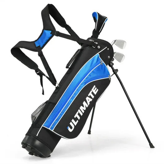 Complete Golf Club Set for Children Age 8-10-Blue