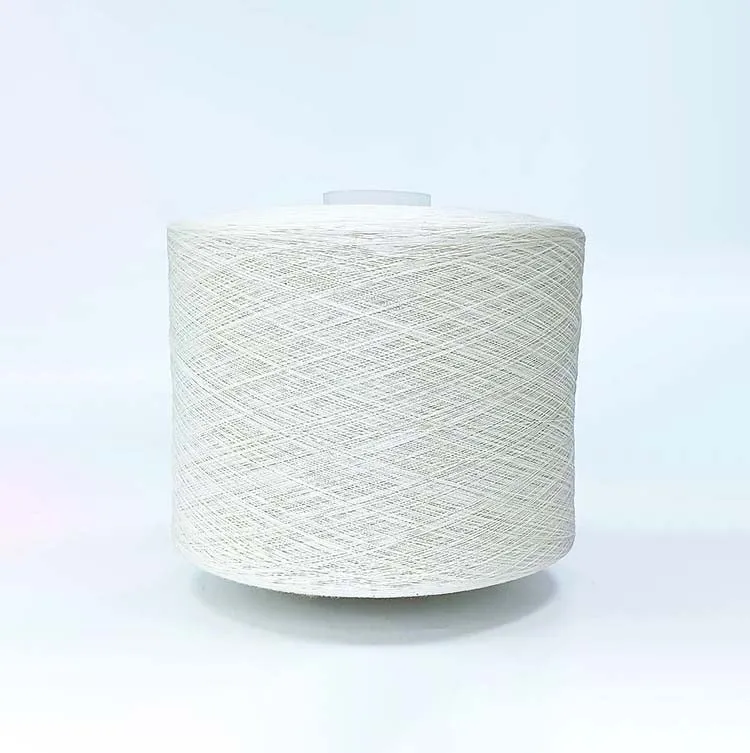Cotton polyester core spun yarn