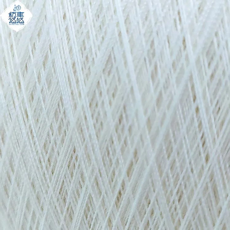 Cotton polyester core spun yarn
