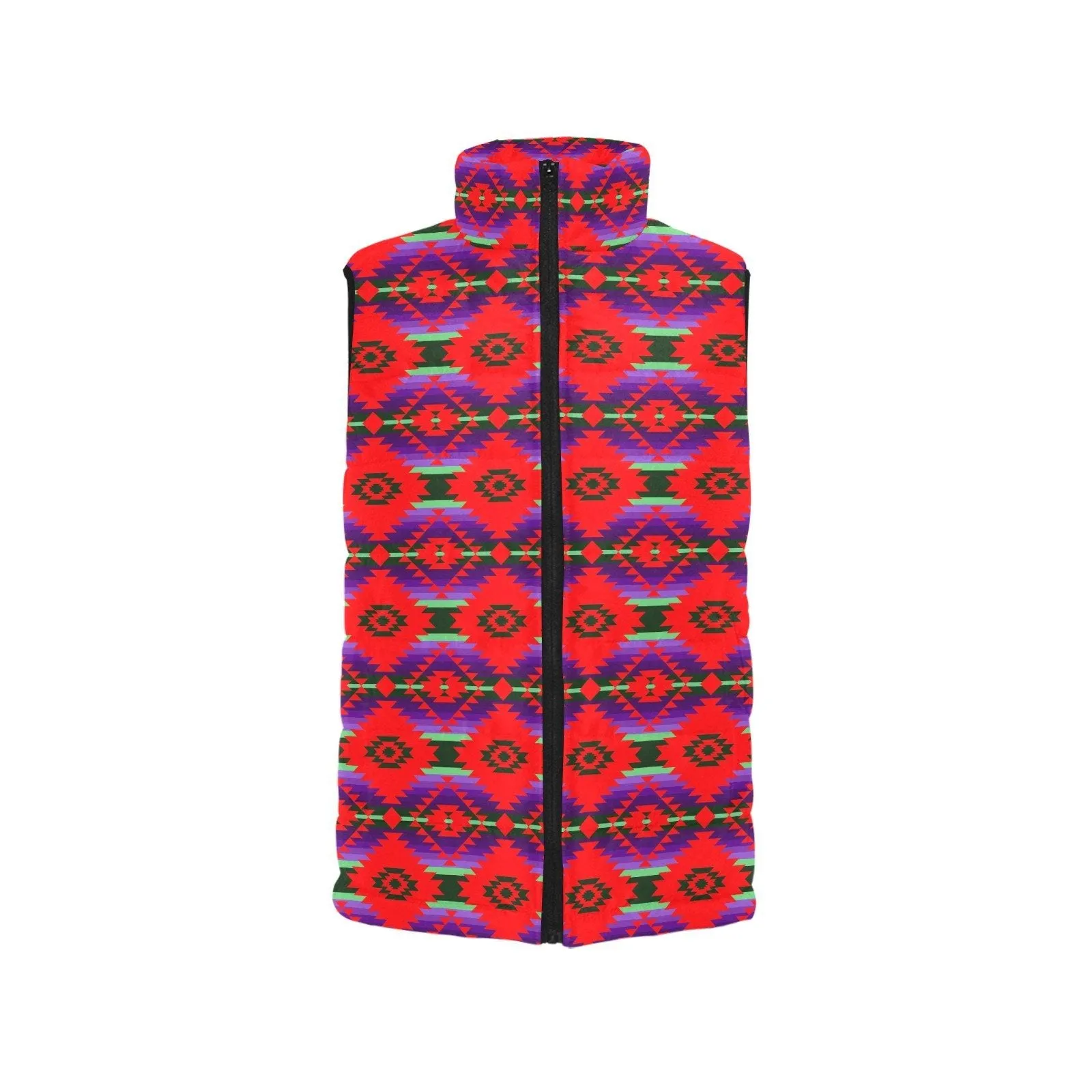 Cree Confederacy Chicken Dance Women's Padded Vest Jacket