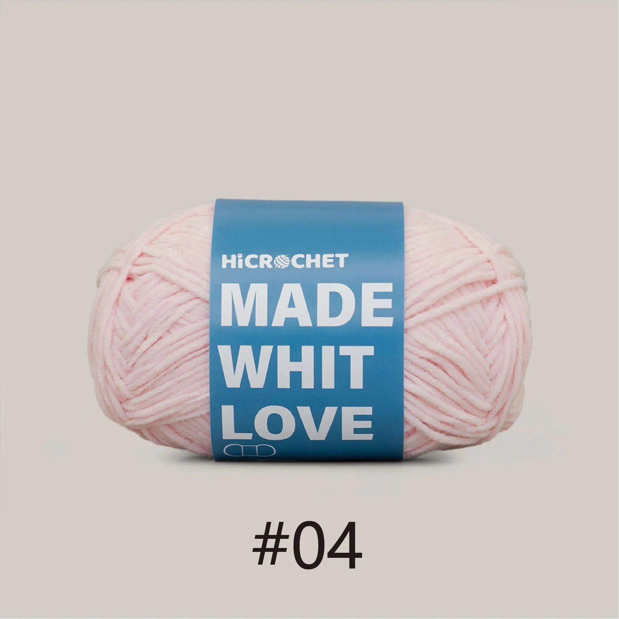 Crochet Yarn (100% polyester & 135m)