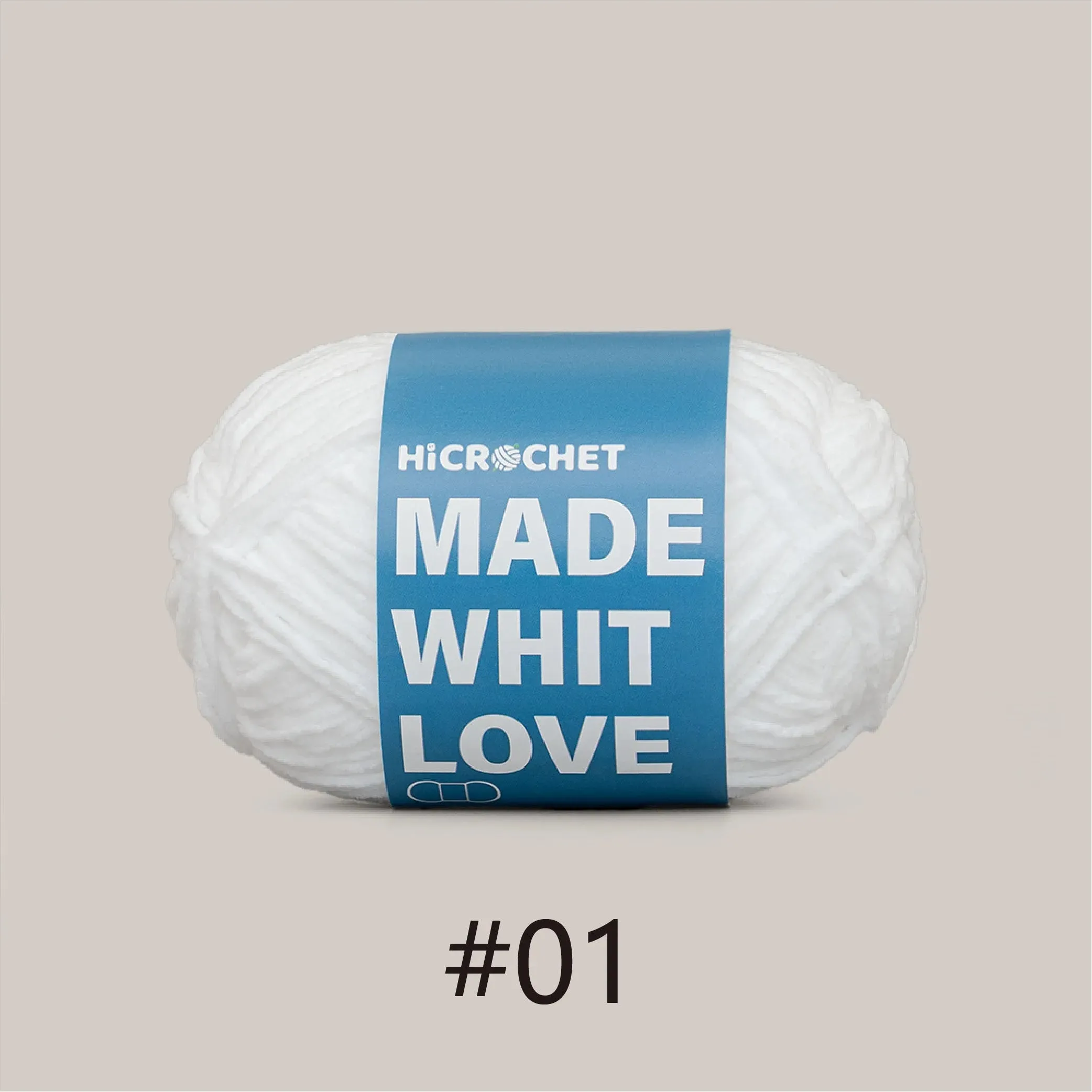 Crochet Yarn (100% polyester & 135m)