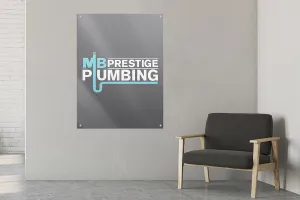 Custom Acrylic Signs 24 inch W x 36 inch H