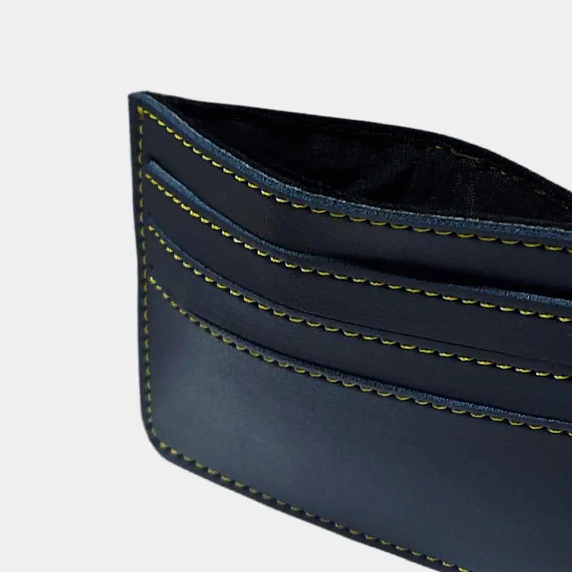 Custom Business Card Holder for Men Wallet - Monogram