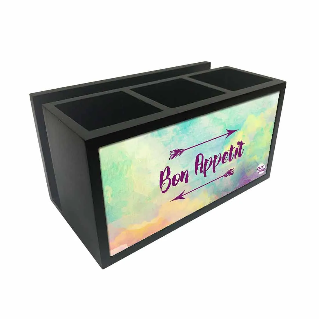 Cutlery Tissue Holder Napkin Stand -  Multi Watercolor