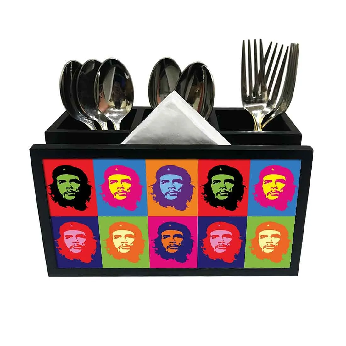 Cutlery Tissue Holder Napkin Stand -  Pop Art Icon