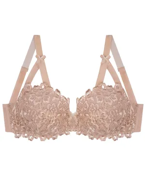 Dahlia Full Figure Bra - Crème Caramel