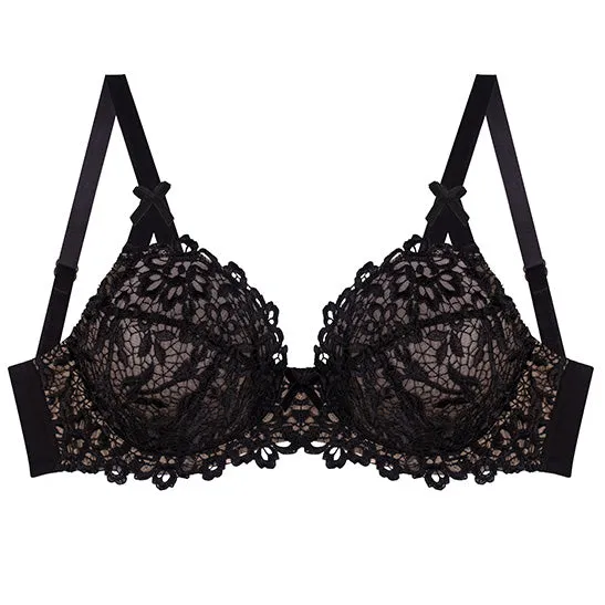 Dahlia Full Figure Bra - Dahlia Black
