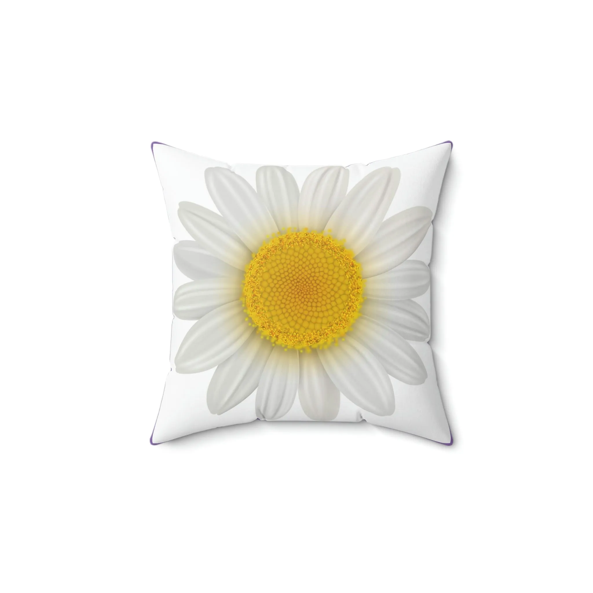 Daisy Spun Polyester Square Pillow