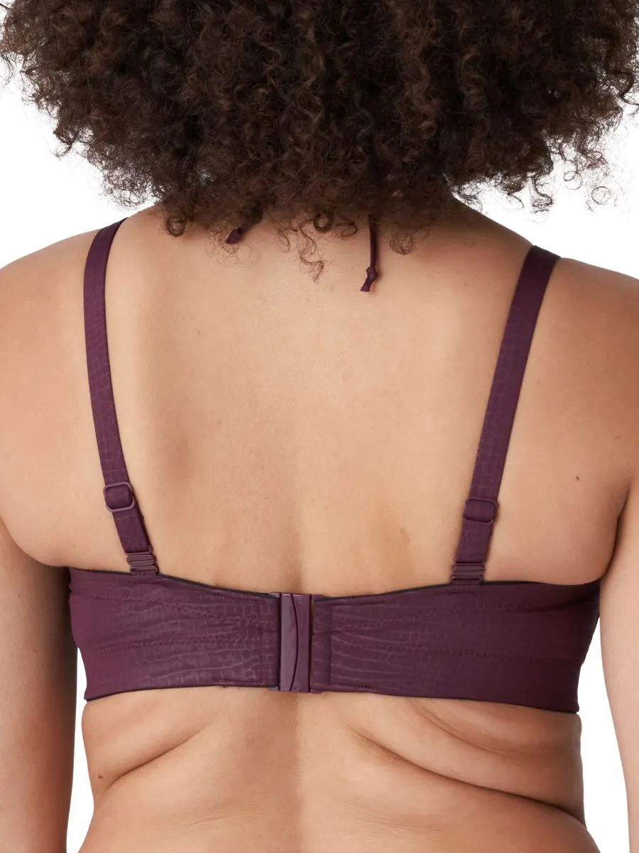 Dalyan Strapless Bikini Top - Wine
