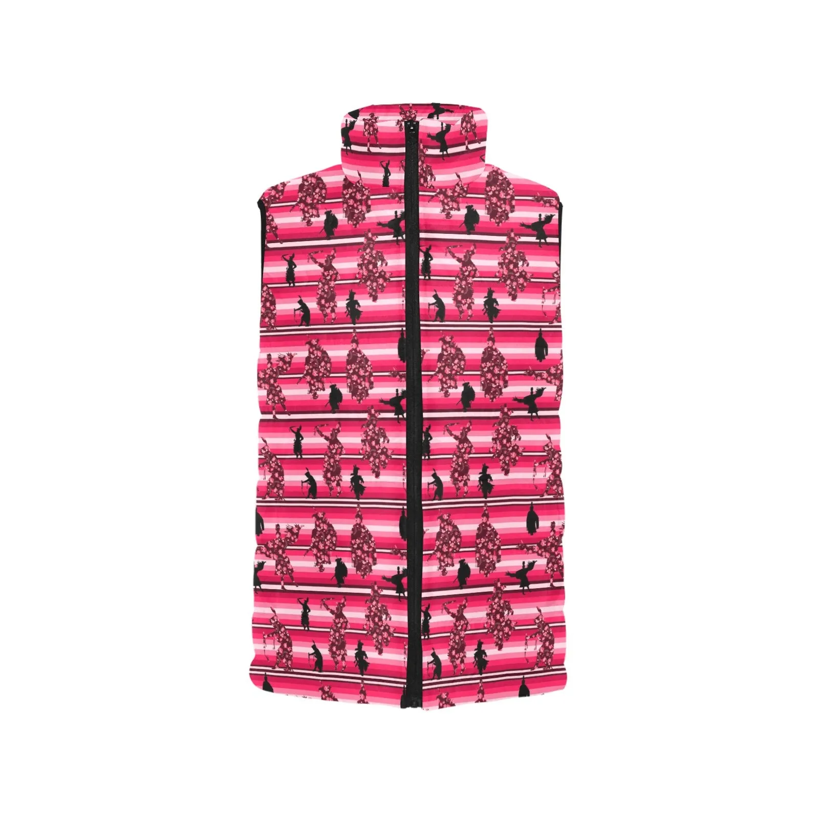 Dancers Floral Amour Women's Padded Vest Jacket