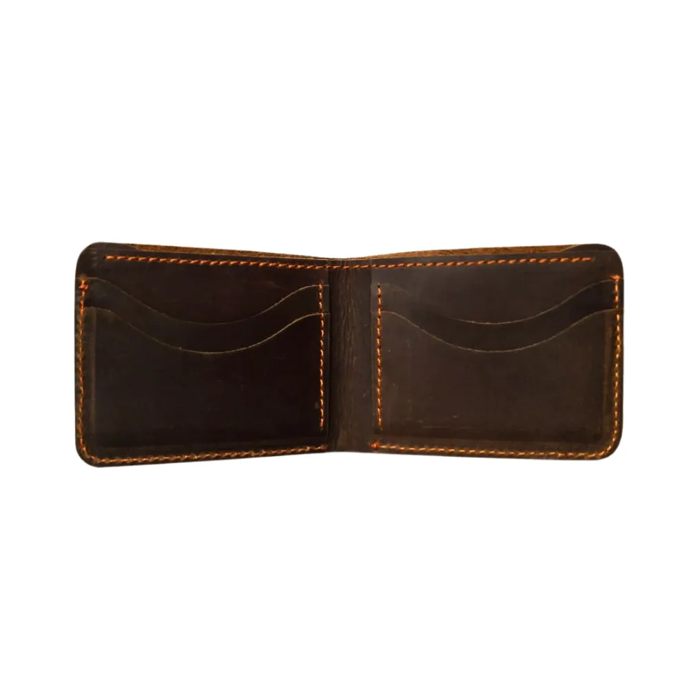 Dark Brown Slim Leather Wallet