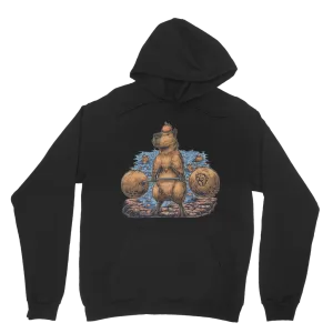Deadlifting Capybara Hoodie (UK)