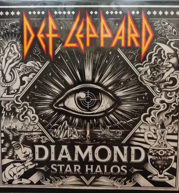 Def Leppard - Diamond Star Halos (LP, Album)