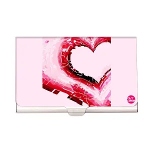 Designer Visiting Card Holder Nutcase - Heart In Heart