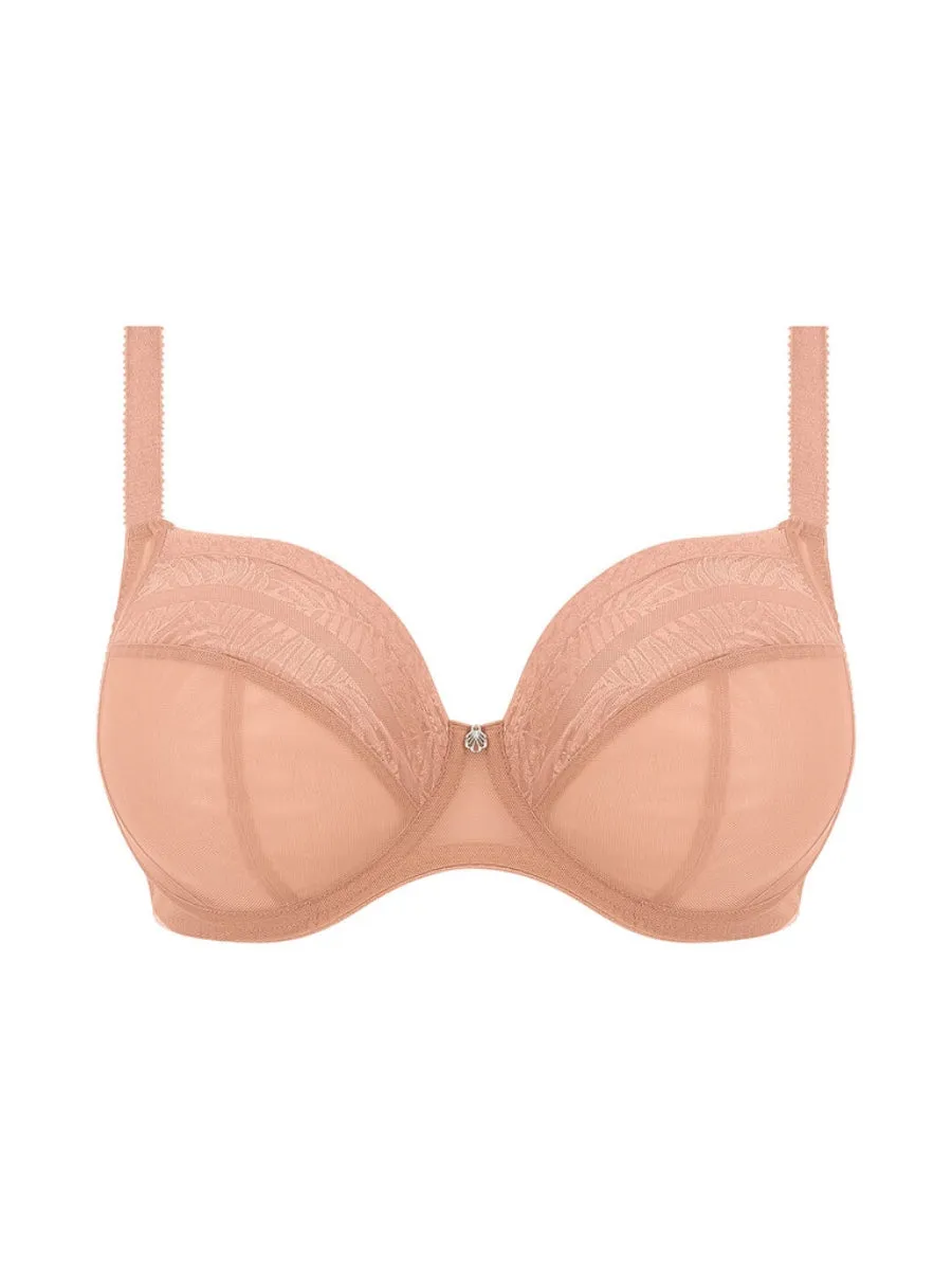 Devote Side Support Plunge Bra - Cafe Au Lait
