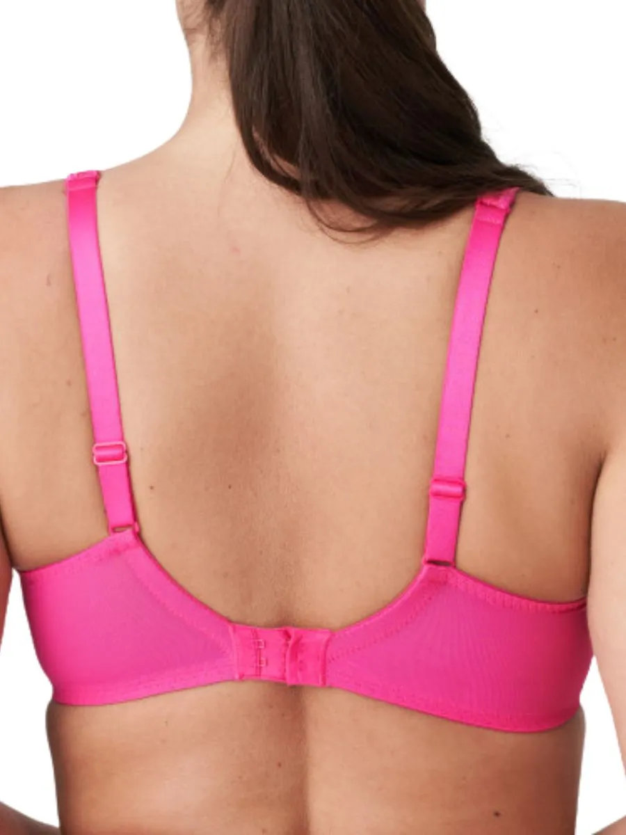 Disah Tulip Seam Balcony Bra - Electric Pink