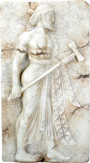 DISC-VULCAN, ROMAN RELIEF FROM HERCULANEUM, C/1