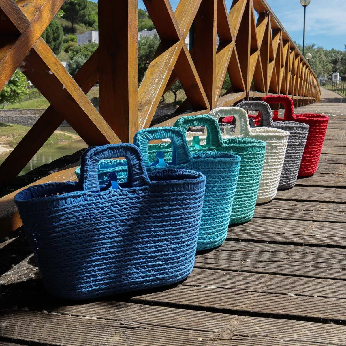 DIY Crochet Kit Shopper Ribbonxl Happy Mint