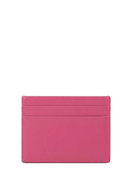 Dolce&amp;Gabbana   Embossed logo leather card holder 