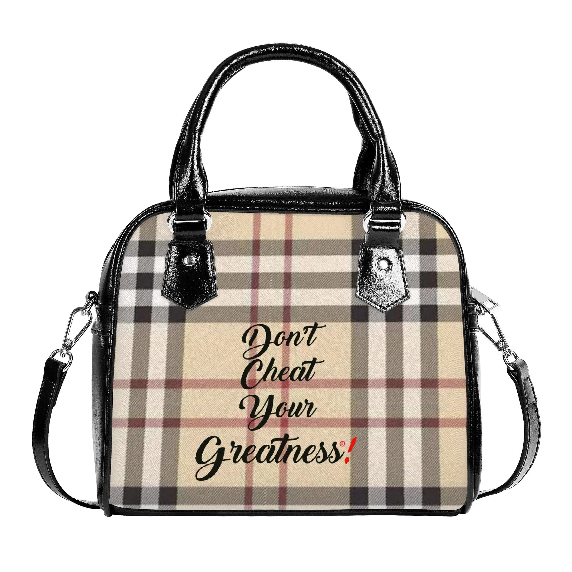Don't Cheat Your Greatness, Shoulder Handbag