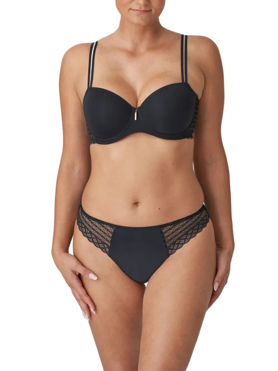 East End Padded Balcony Bra - Charcoal