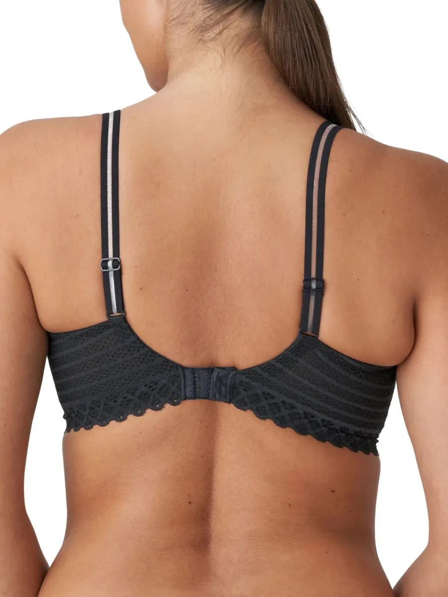 East End Padded Balcony Bra - Charcoal
