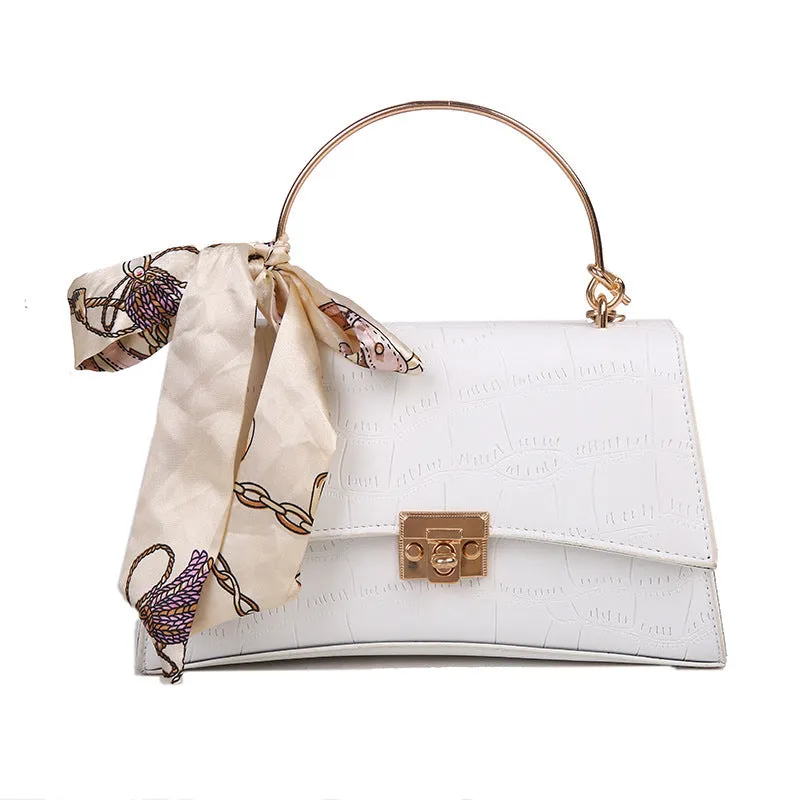 Elegant High Quality Metal Handle Handbag