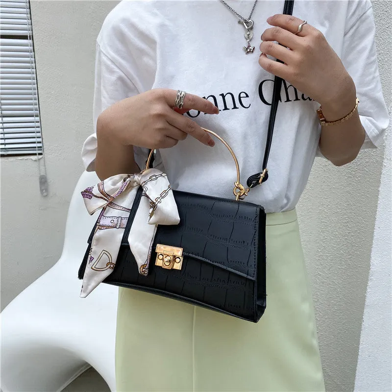 Elegant High Quality Metal Handle Handbag