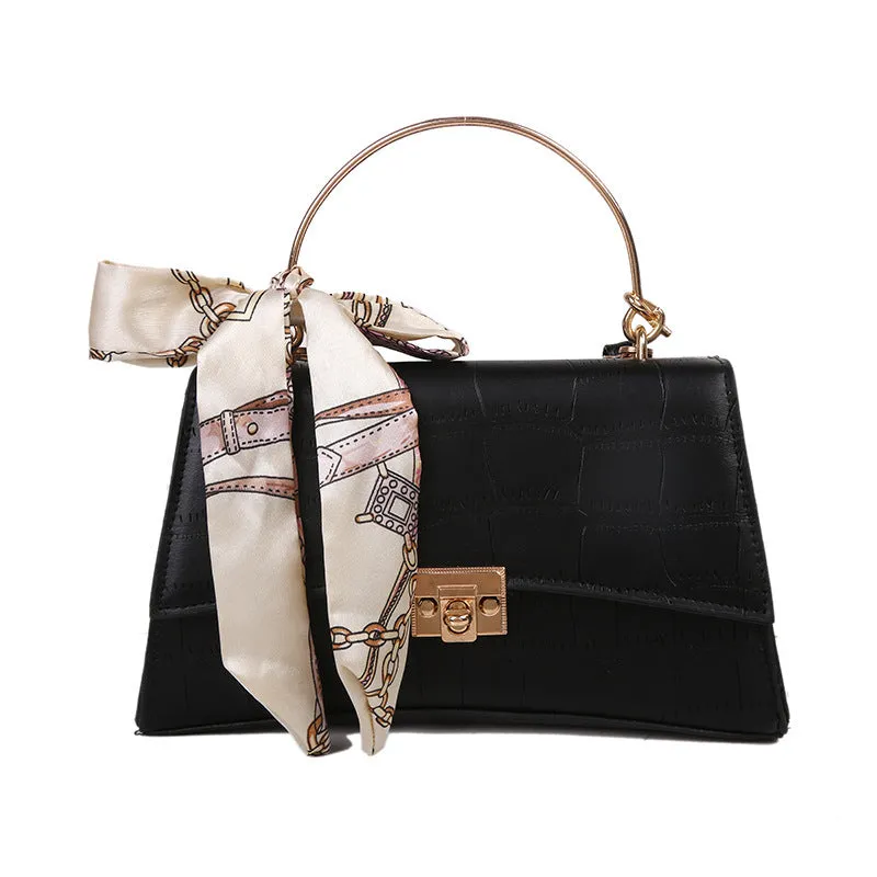 Elegant High Quality Metal Handle Handbag