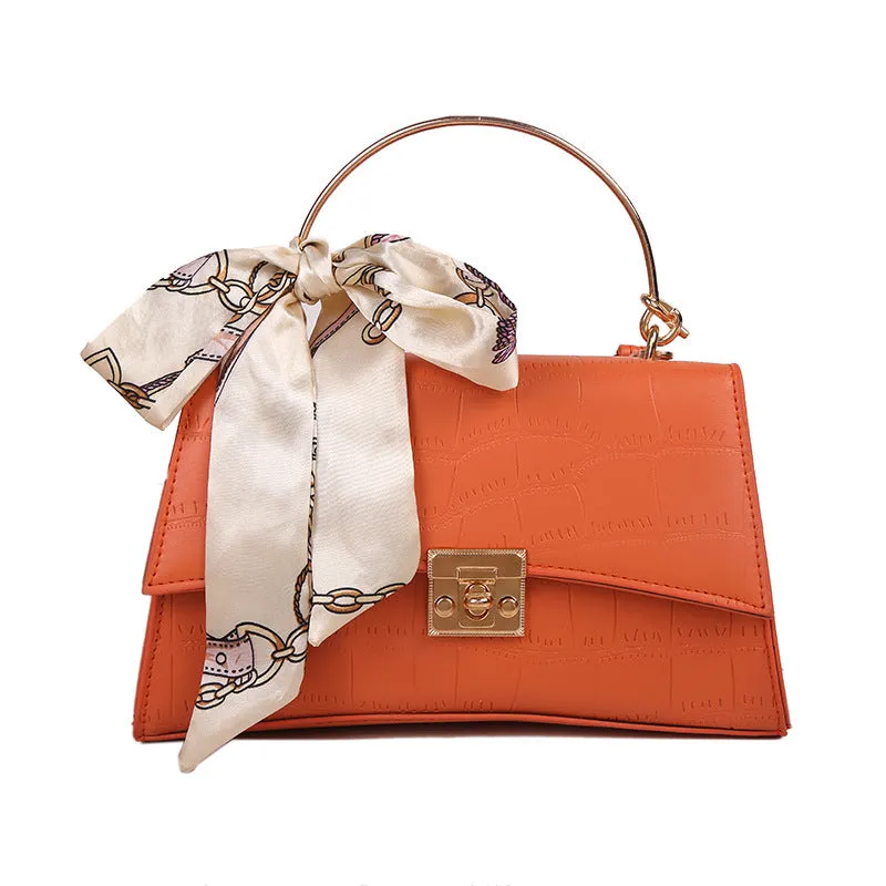 Elegant High Quality Metal Handle Handbag