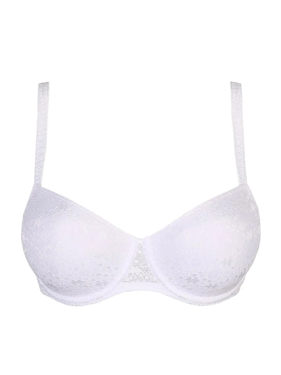 Epirus Padded Balcony Bra - White