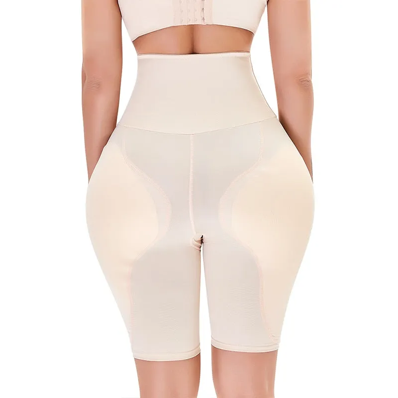 Extra High-Waisted BBL Padded Shorts for Hip Dips