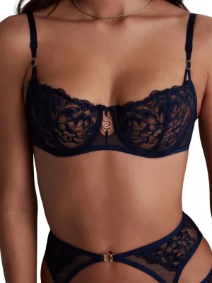 Feeling Myself Half Cup Bra - Astral Blue