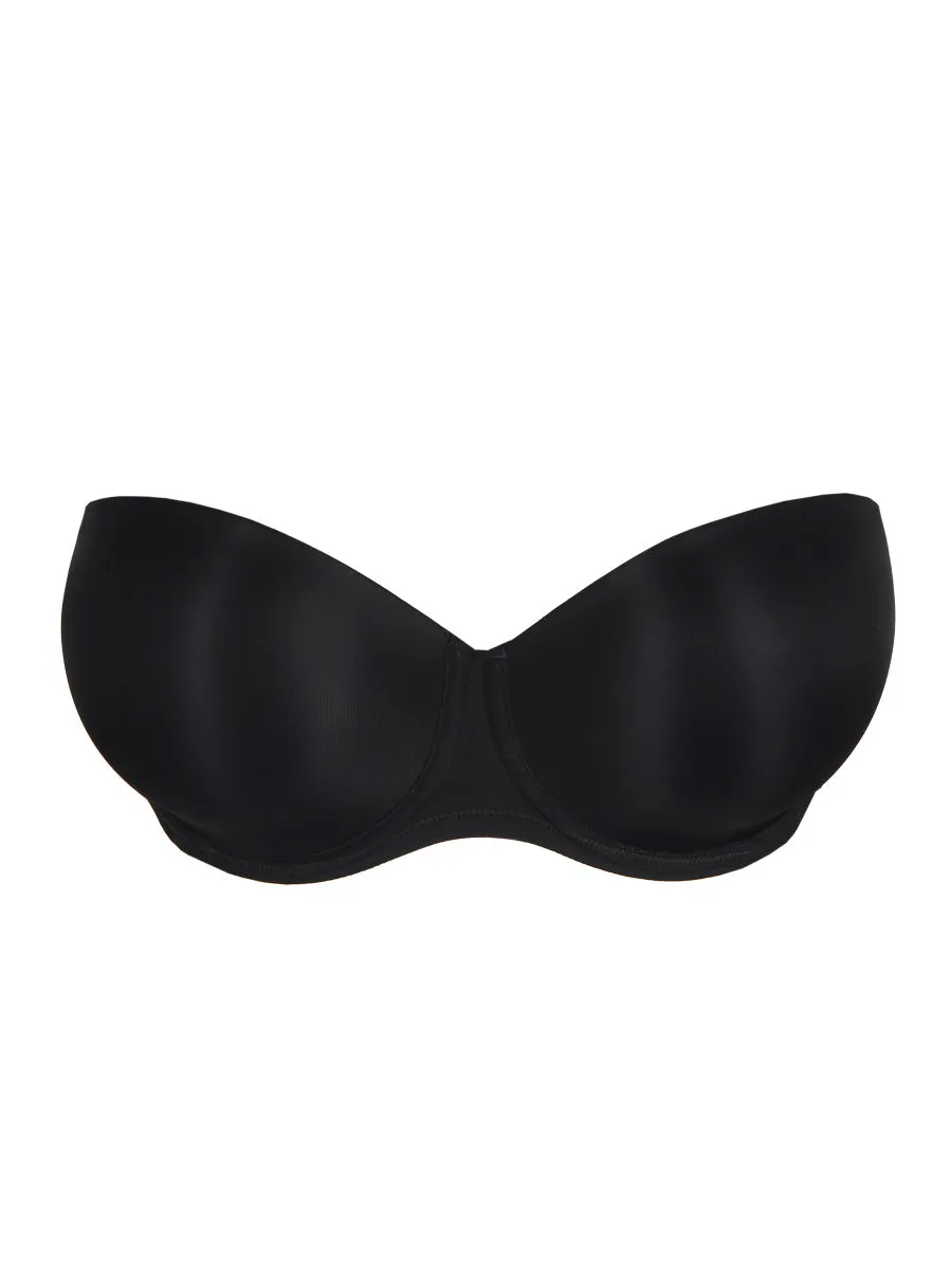 Figuras Padded Strapless Bra - Charcoal