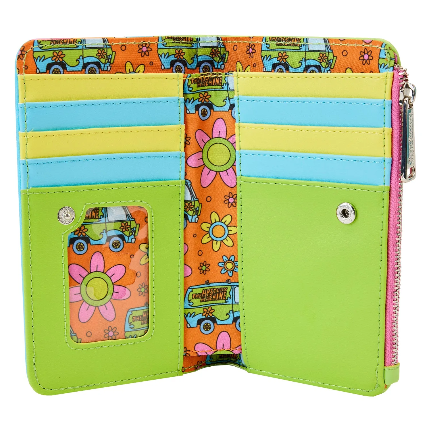 *FINAL SALE* Loungefly Scooby Doo Psychedelic Monster Chase Glow in the Dark Flap Wallet
