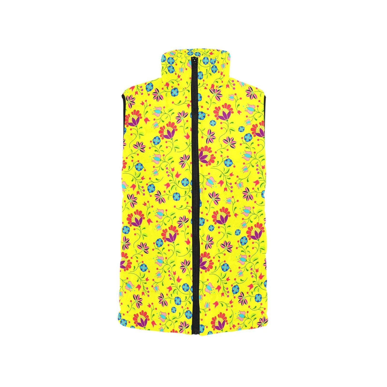 Fleur Indigine Mais Men's Padded Vest Jacket