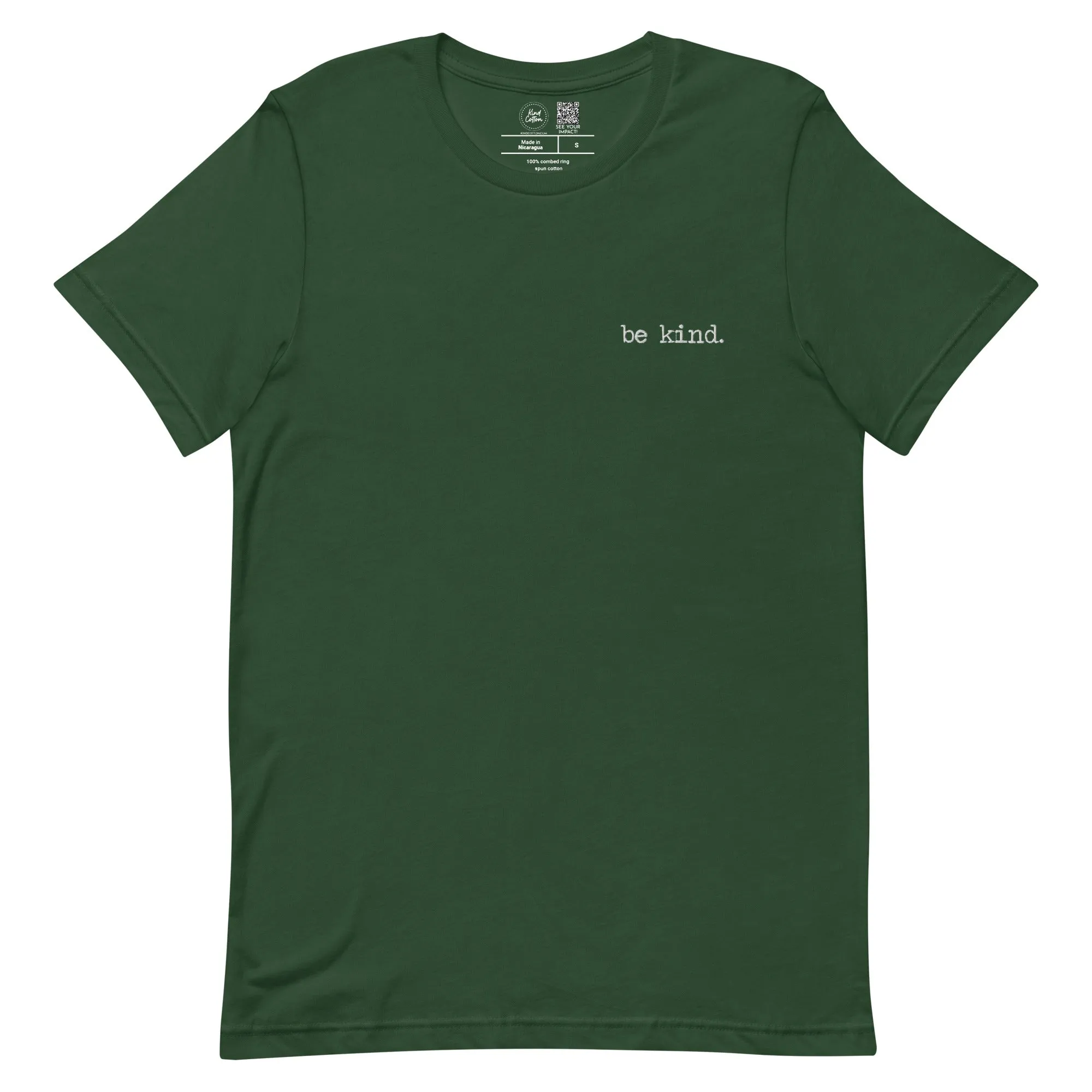 Forest Grove Be Kind Embroidered Classic Tee