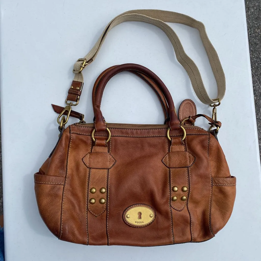 Fossil Leather Handbag