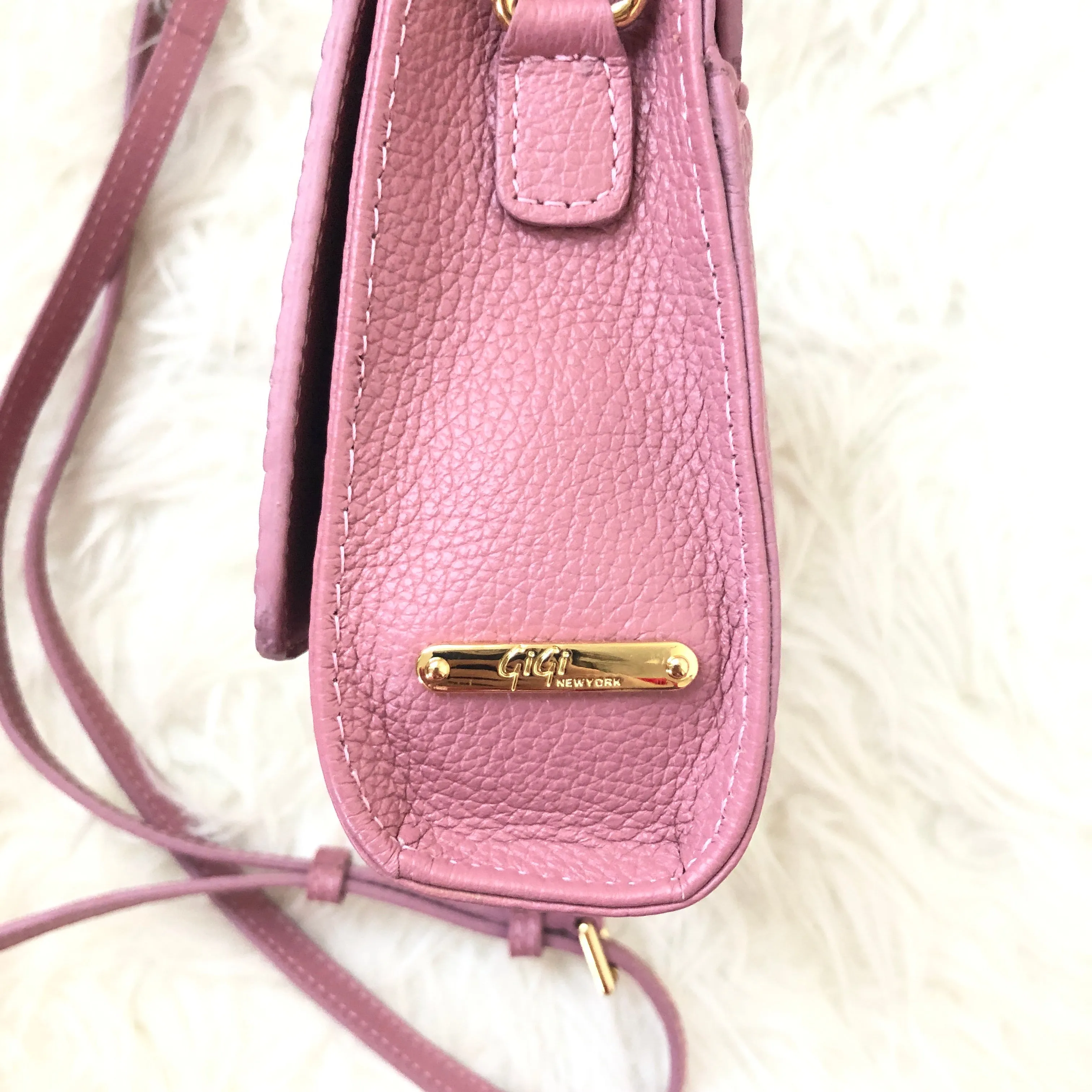 Gigi New York Python Crossbody Bag NWT