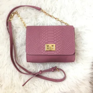 Gigi New York Python Crossbody Bag NWT