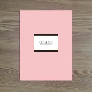 Glamour Personalized Folder Stickers