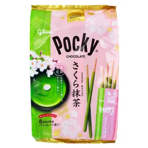 Glico Limited Edition Pocky Sakura Matcha 8 Pouches (Japan) - 127g
