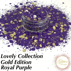 Glitter Boutique Lovely Collection Gold Edition - Royal Purple