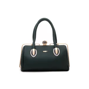 Green Fancy Hand Bag P35826