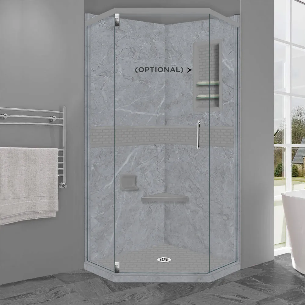 Grio Marble Classic Neo Shower Enclosure Kit