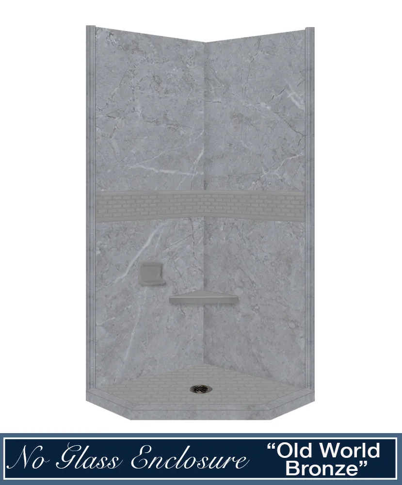 Grio Marble Classic Neo Shower Enclosure Kit
